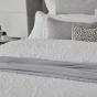Platinum Logan & Mason Rosenthal Quilt Cover Set | King Bed | White