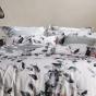 Logan & Mason Cockatoo Quilt Cover Set | Queen Bed | Black