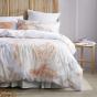Logan & Mason Maggie Quilt Cover Set | King Bed | Peach 