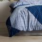 Logan & Mason Noah Quilt Cover Set | King Bed | Atlantic