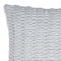 Private Collection Loxton Square Filled Cushion | Platinum