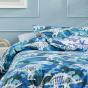Logan & Mason Kids Camo Dino Quilt Cover Set | Single Bed | Blue 