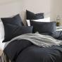 Platinum Logan & Mason Serene Quilt Cover Set | Double Bed | Charcoal
