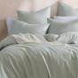 Platinum Logan & Mason Serene Quilt Cover Set | Double Bed | Celadon 