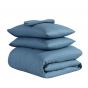 Platinum Logan & Mason Serene Quilt Cover Set | King Bed | Denim