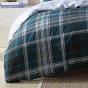 Logan & Mason Marcus Quilt Cover Set | King Bed | Teal