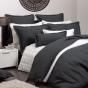 Platinum Logan & Mason Ascot European Pillowcase | Granite