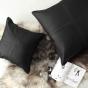 Logan & Mason Exeter European Pillowcase | Black 
