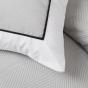Logan & Mason Essex Long Filled Cushion | Pewter