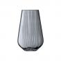 LSA Zinc Vase Sheer Zinc 28cm | Grey Lustre