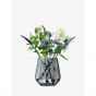 LSA Zinc Vase/Lantern 16cm | Grey Lustre