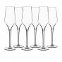 Luigi Bormioli Supremo Crystal Champagne Flute Glasses 6pcs Set 240ml | Made in Italy