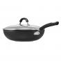Circulon Total Hard Anodised Covered Stirfry Wok | 30cm 