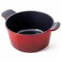 Neoflam Venn Casserole with Glass Lid 24cm | Red