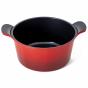 Neoflam Venn Casserole with Glass Lid 24cm | Red