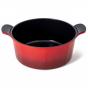 Neoflam Venn Casserole Induction with Glass Lid 28cm | Red 