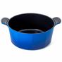 Neoflam Venn Low Casserole with Glass Lid 32cm | Blue