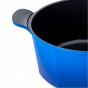 Neoflam Venn Low Casserole with Glass Lid 32cm | Blue