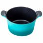 Neoflam Venn Deep Casserole with Glass Lid 26cm | Turquoise 