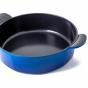 Neoflam Venn Low Casserole with Glass Lid 32cm/6.25L | Blue