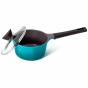 Neoflam Venn Sauce Pan Turquoise Induction with Glass lid 18cm 