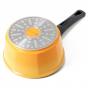 Neoflam Venn Sauce Pan Yellow Induction with Glass lid 18cm 