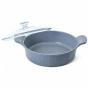 Neoflam Marble Low Casserole Induction with Glass Lid 24cm