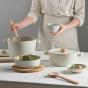 Neoflam Australia Fika Stockpot Induction with Silicone Rim Glass Lid | 22cm