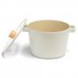 Neoflam Australia Fika Deep Stockpot Induction with Silicone Rim Glass Lid | 22cm