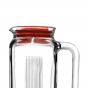 Pasabahce Frigo Jug w/ Lid 1L | Red