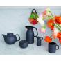 Royal Doulton Olio Black Sugar Bowl and Creamer Jug by Barber Osgerby