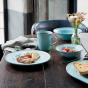 Royal Doulton Gordon Ramsay Union Street Cafe Blue 16 pcs Dinner Ware Set