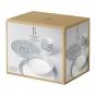 Royal Doulton Ellen DeGeneres Dinner Ware Set 16 Piece | Cobalt Blue Chevron