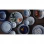Royal Doulton ED Ellen DeGeneres Plate 28cm | Cobalt Blue Chevron