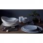 Royal Doulton ED Ellen DeGeneres - Platter 32cm Cobalt Blue Chevron