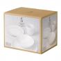 Royal Doulton ED Ellen DeGeneres 16 piece set Taupe Stripe