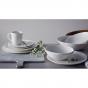 Royal Doulton ED Ellen DeGeneres 16 piece set Taupe Stripe