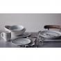Royal Doulton ED Ellen DeGeneres 16pcs Dinner Ware Set Charcoal Grey Lines