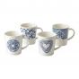 Royal Doulton ED Ellen DeGeneres Blue Love Dinner/Bowl/Mug/Plate | Set of 16