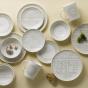 Royal Doulton ED Ellen DeGeneres Taupe Accents Plate | 21cm | Set of 4