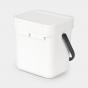 Brabantia Waste Bin Sort&Go 3L White