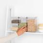Brabantia Square Canister Set of 4 Light Grey