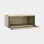 Brabantia Fall Front Bread Bin 46.5x25x18.7cm Champagne