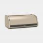 Brabantia Roll Top Bread Bin 44.5x26.2x17.3cm Steel Champagne 