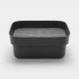 Brabantia Washing Up Bowl+Drying tray - Dark Grey