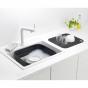 Brabantia Washing Up Bowl+Drying tray - Dark Grey