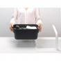 Brabantia Washing Up Bowl+Drying tray - Dark Grey