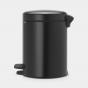 Brabantia Pedal Bin Recycle 2X2 Liter Matt Black