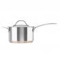 Chasseur Le Cuivre 20x12cm Sauce Pan with Handle and Lid