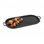 Chasseur Oval Stove Top Grill Pan 42x20cm | Black Onyx